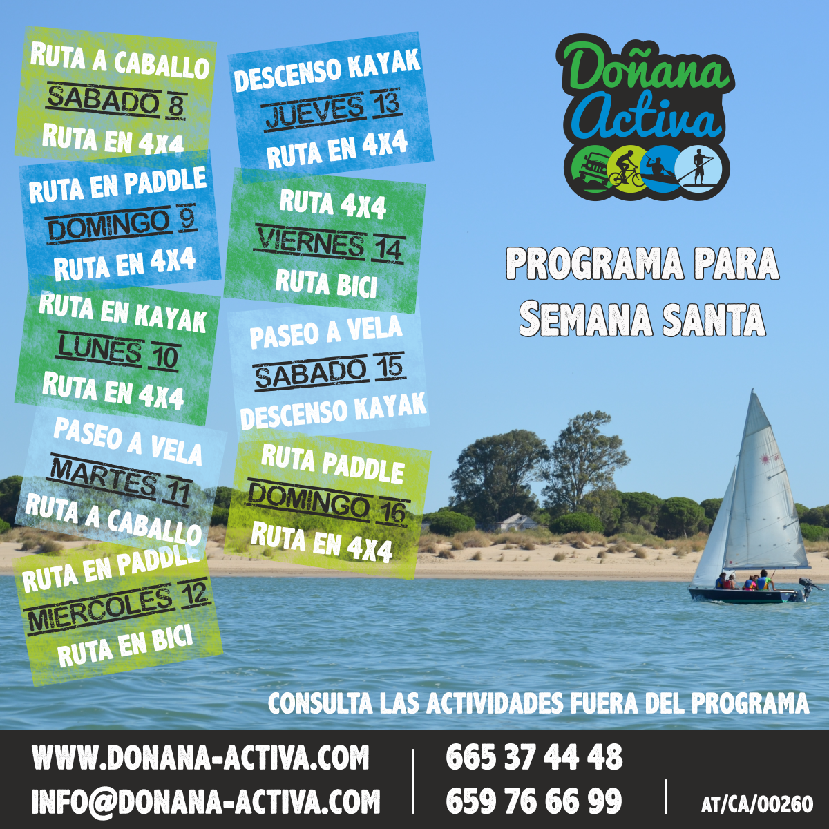 Actividades para el puente de diciembre en Sanlúcar y Doñana, Cadiz