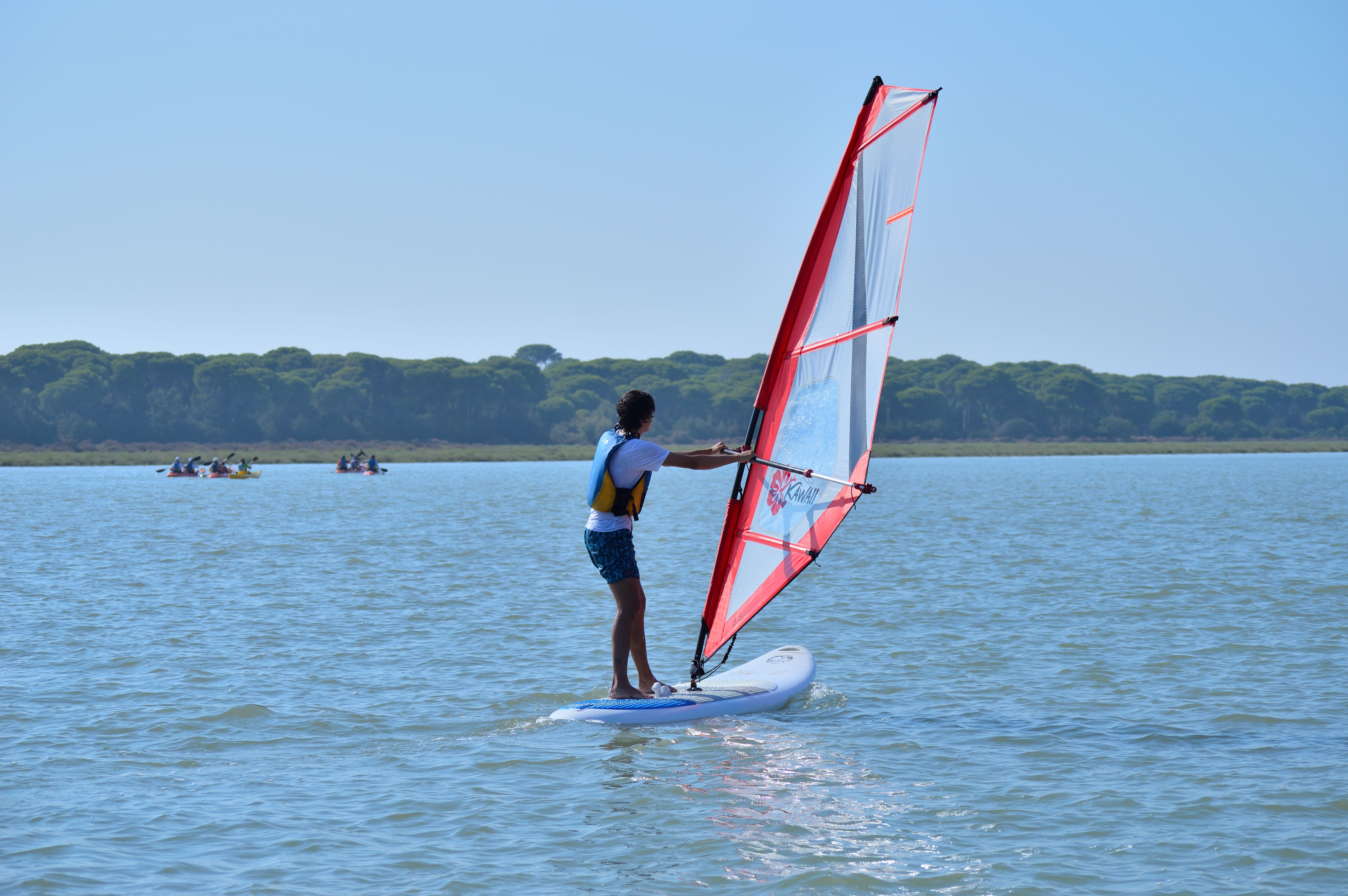 Curso de windsurf en Sanlúcar